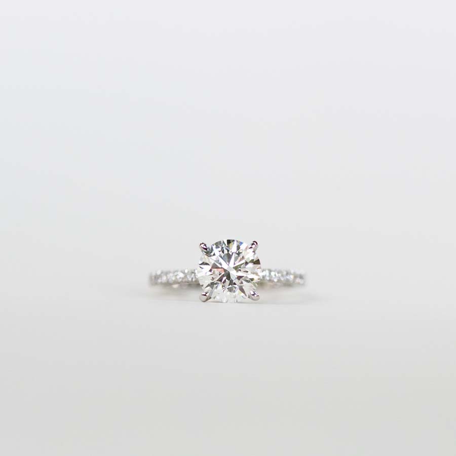  Round Engagement Ring RIN-LER-0122