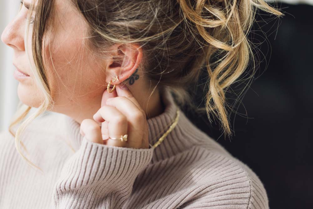 Butterfly Gold Earrings