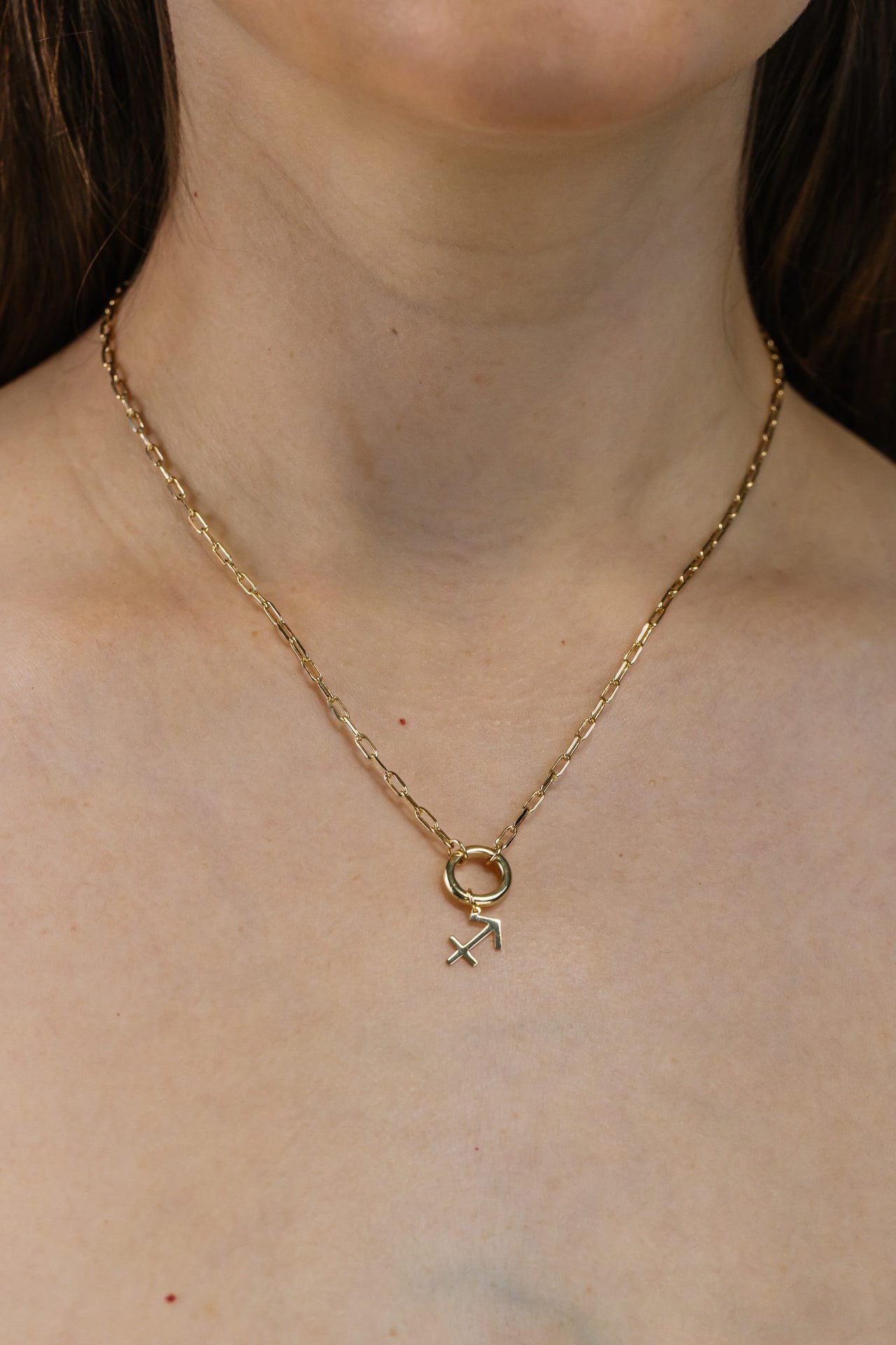 Sagittarius Zodiac Charm in 10kt Yellow Gold