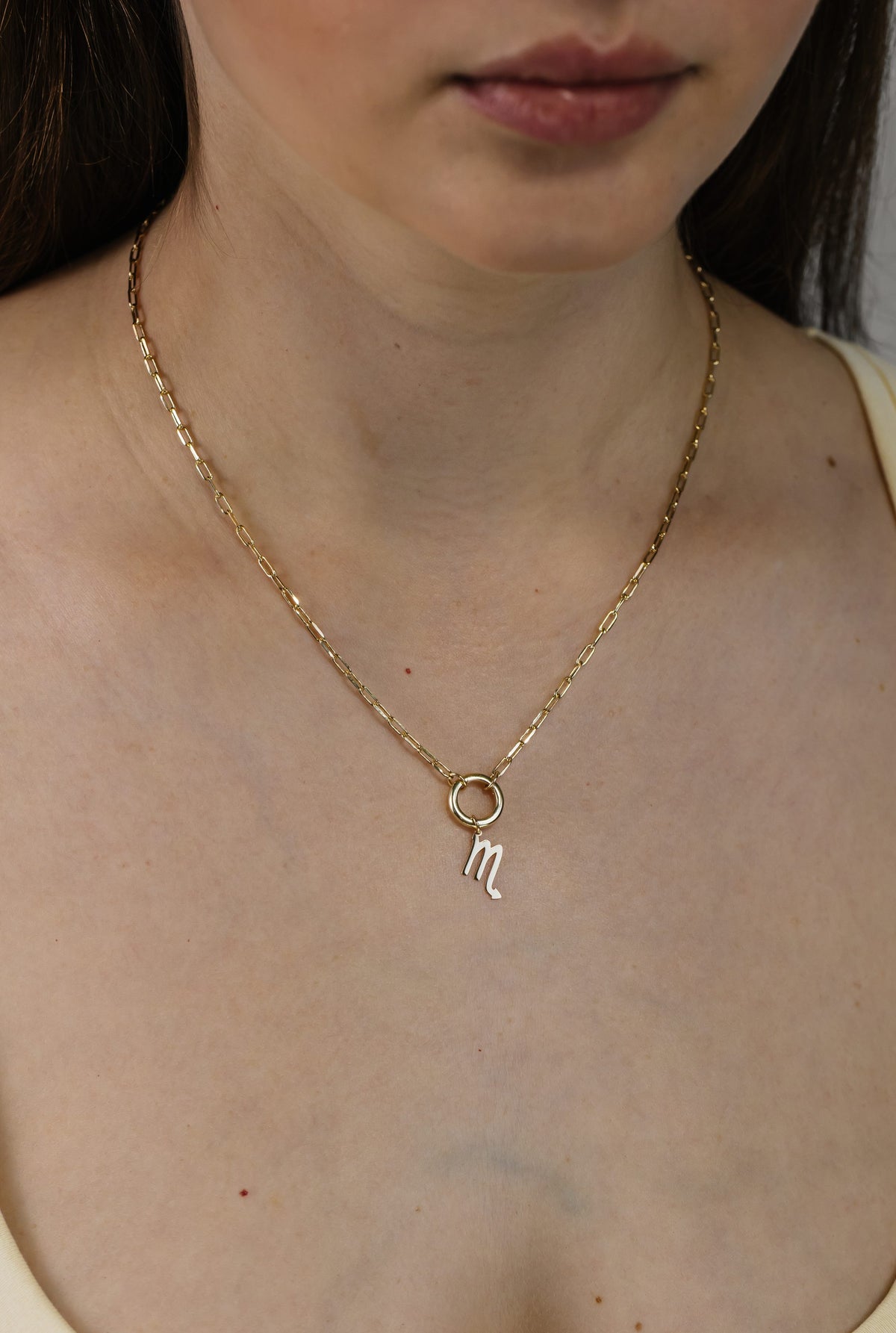 Scorpio Zodiac Charm in 10kt Yellow Gold