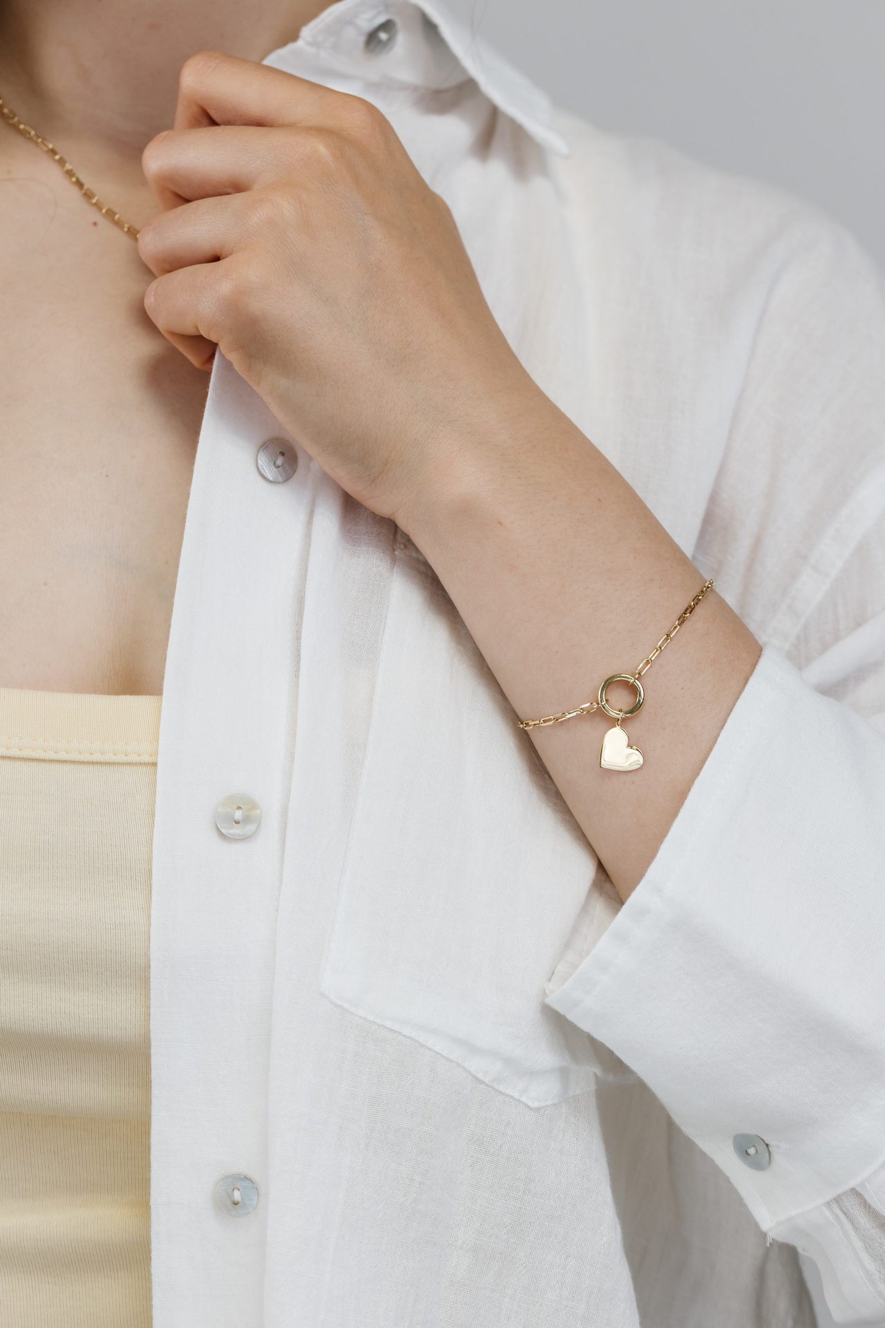 Heart Charm in 10kt Yellow Gold