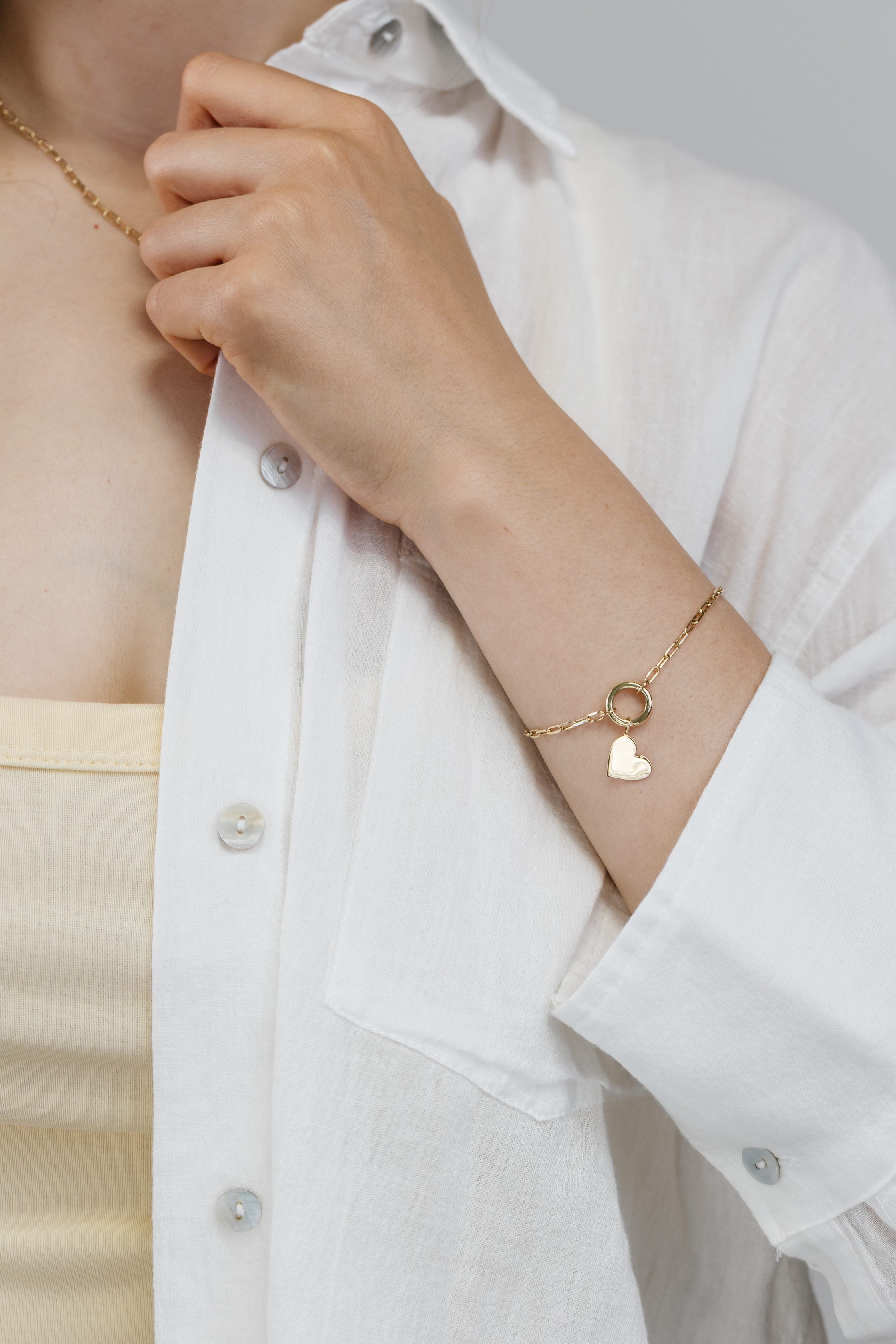 Heart Charm in 10kt Yellow Gold