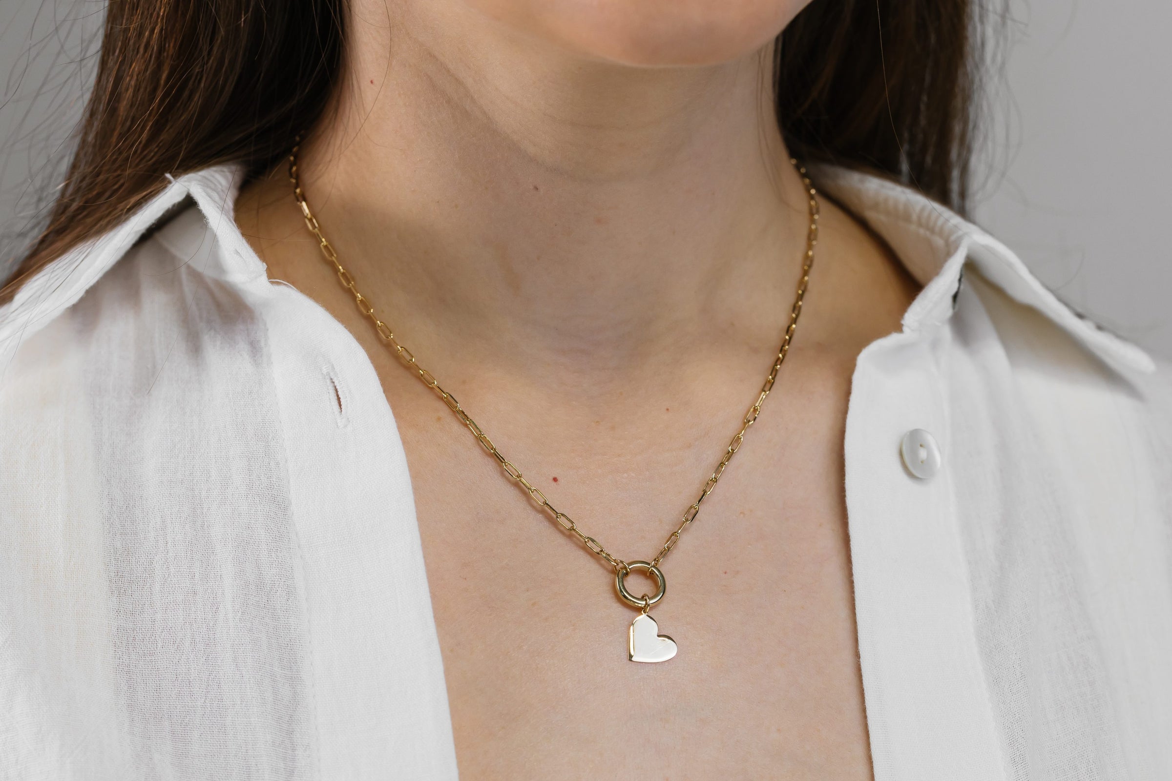 Heart Charm in 10kt Yellow Gold