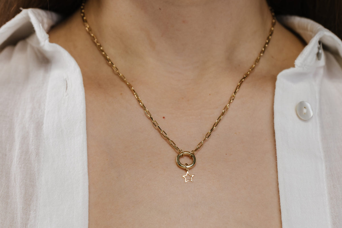 Star Charm in 10kt Yellow Gold