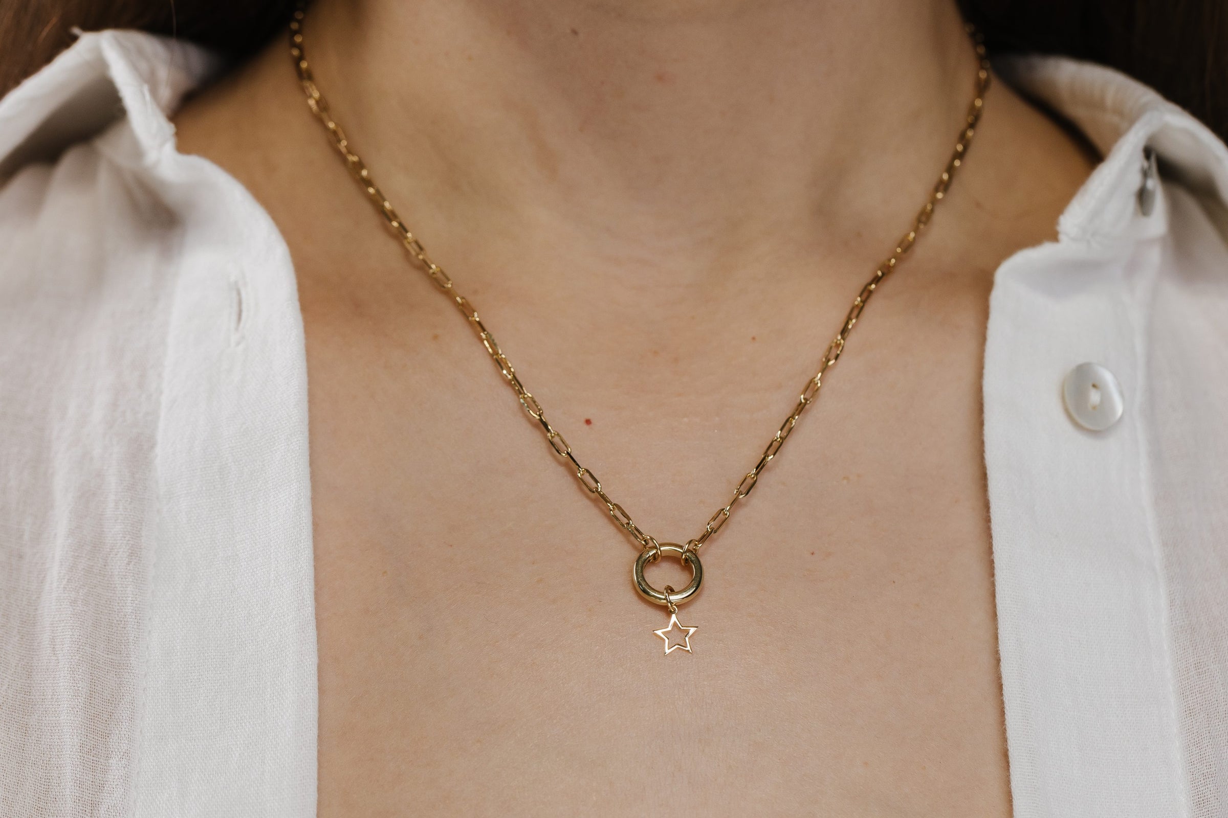 Star Charm in 10kt Yellow Gold