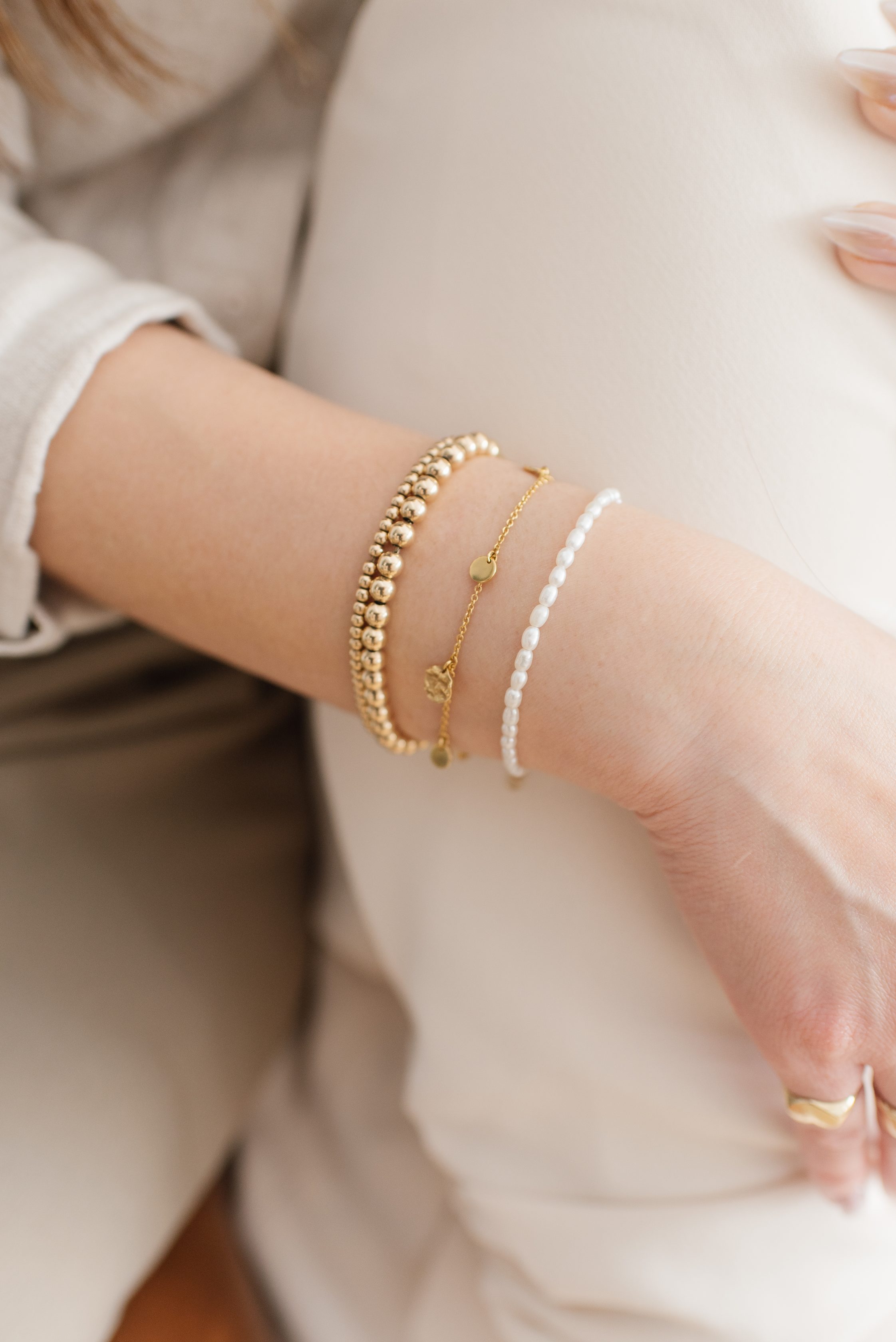 Cecilia Kissel x Paris 6.5+1" Bracelet in Vermeil Gold Plated Sterling Silver