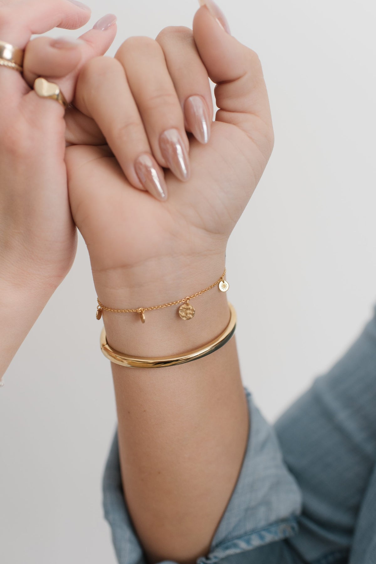 Cecilia Kissel x Paris 6.5+1" Bracelet in Vermeil Gold Plated Sterling Silver