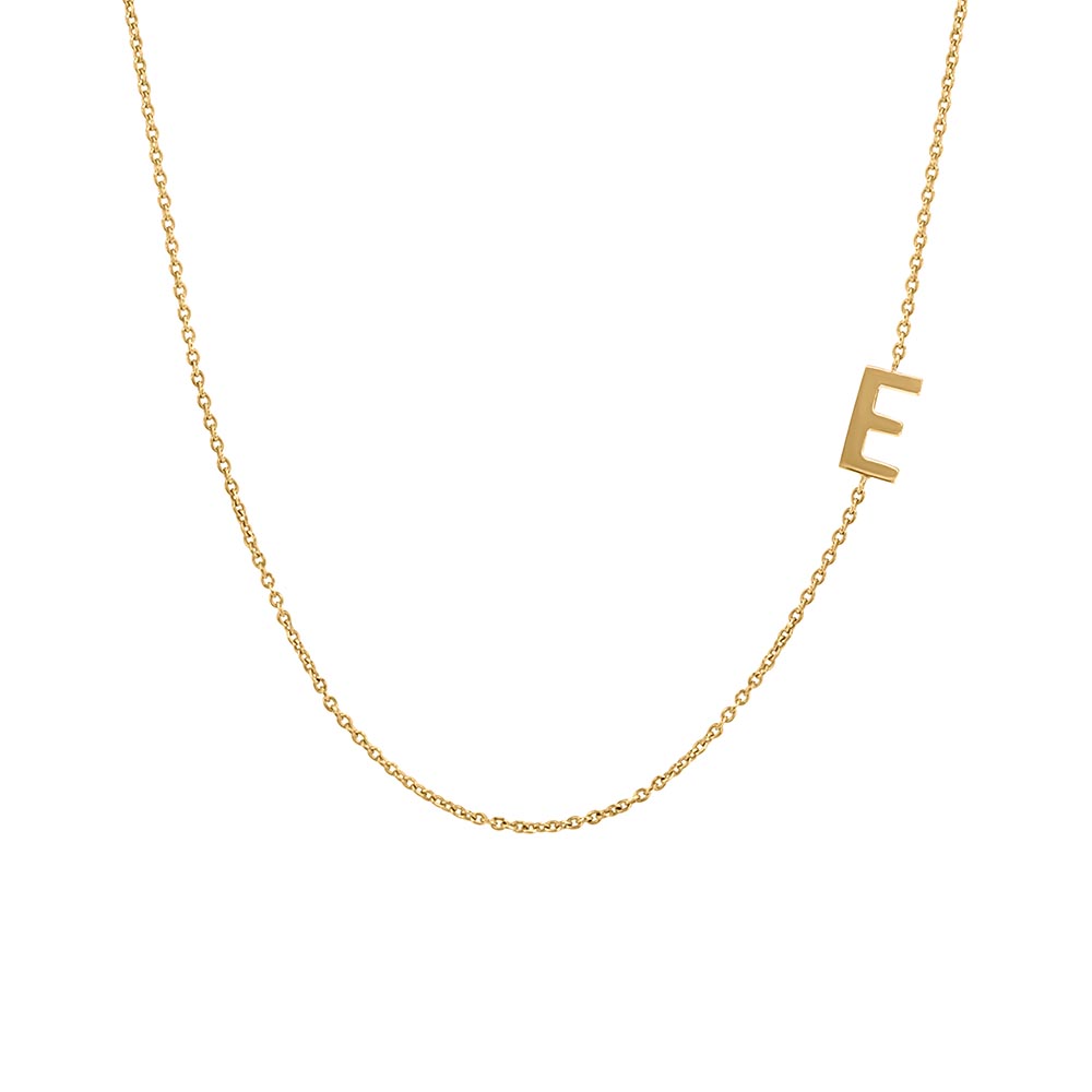 16"-18" Initial E Necklace