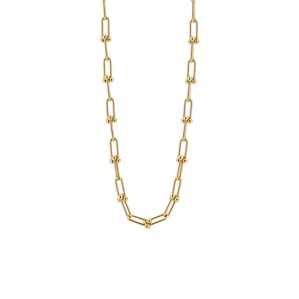 18" Isla Cable Link Necklace in 10kt Yellow Gold