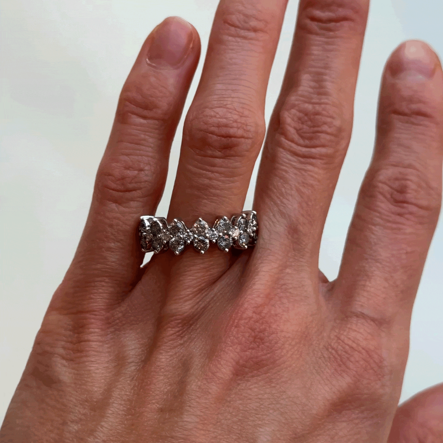 Diamond Ring with 1.50 Carat TW in 10kt White Gold