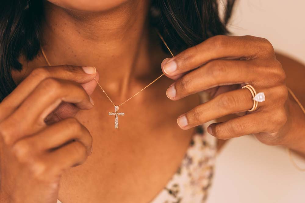 Diamond Cross Pendant
