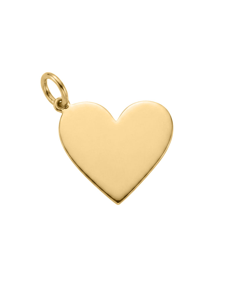 Heart Charm in 10kt Yellow Gold