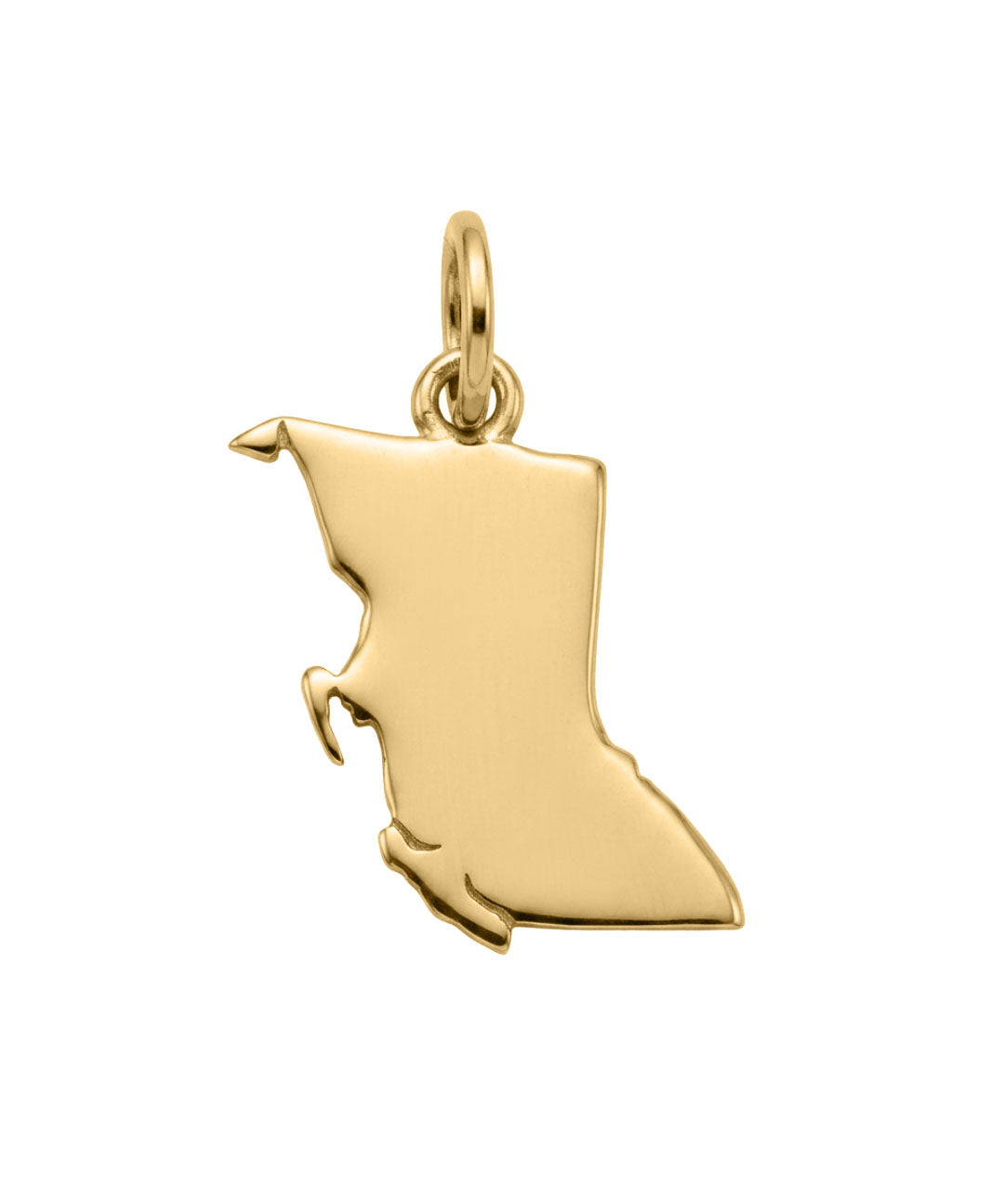 British Columbia Province Charm in 10kt Yellow Gold