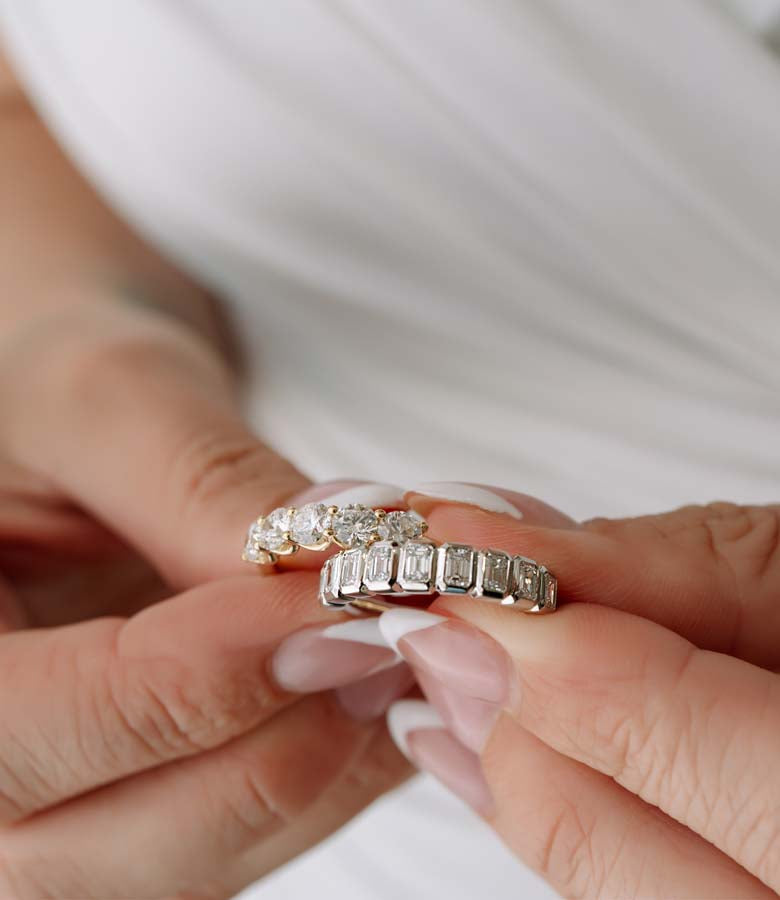 Ring with 1.25 Carat TW of Lab Created Diamonds in 14kt Yellow Gold
