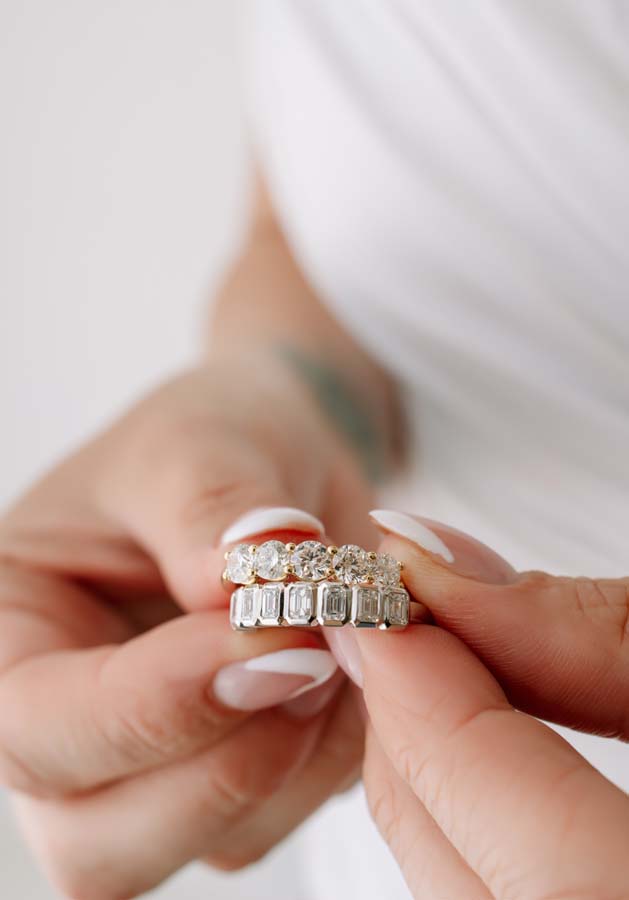 Ring with 1.25 Carat TW of Lab Created Diamonds in 14kt Yellow Gold