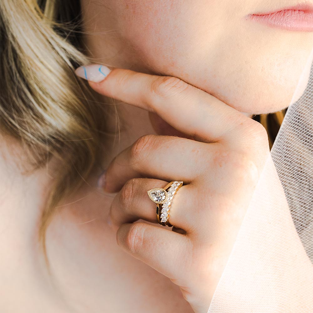 Lyra Luxe Diamond Band with .63 Carat TW of Diamonds in 14kt Yellow Gold