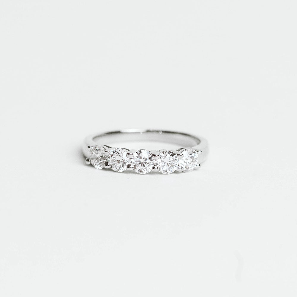 Marquise Ring with 1.00 Carat TW of Lab Created Diamonds in 10KT White Gold