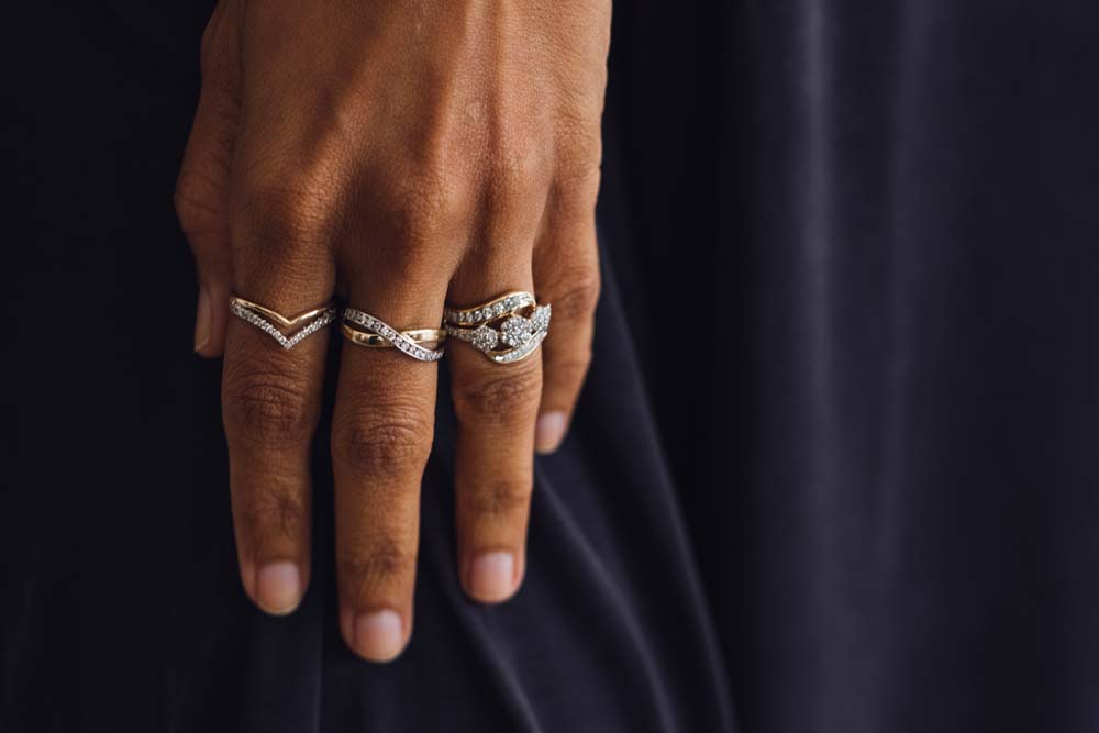 Duo Chevron Ring