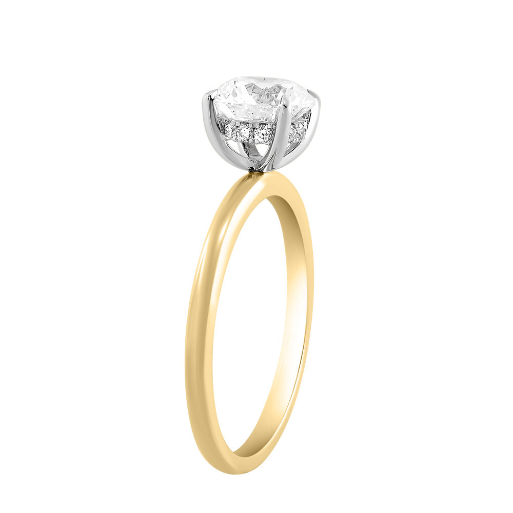 Round Engagement Ring RIN-LER-0048