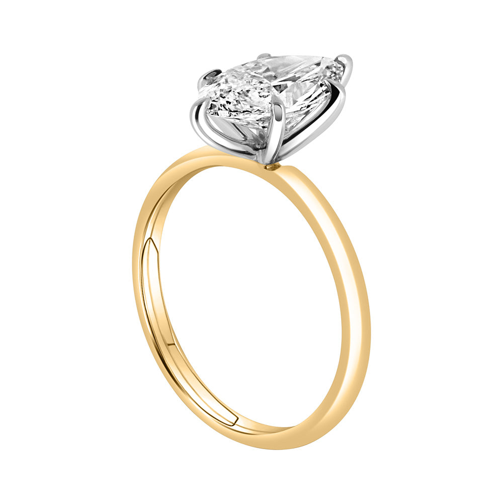 Marquise Solitaire Engagement Ring RIN-LER-0110