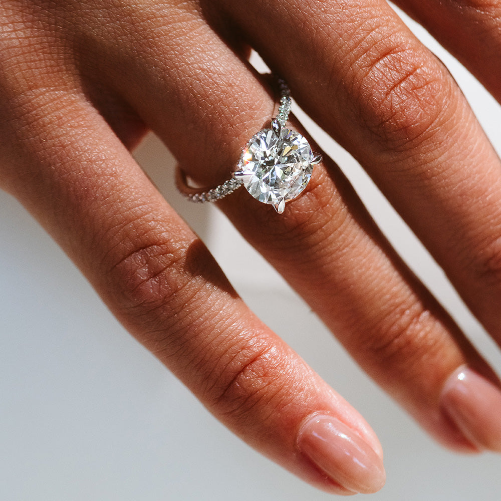  Round Engagement Ring RIN-LER-0122
