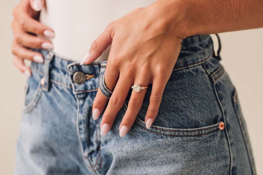 Cushion Cut Engagement Ring