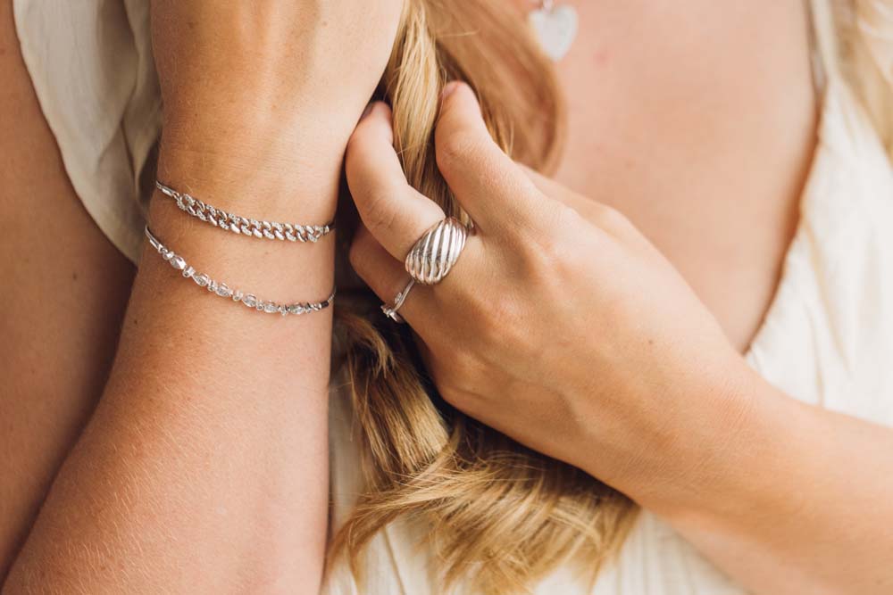 Bold Wave Ring in Sterling Silver