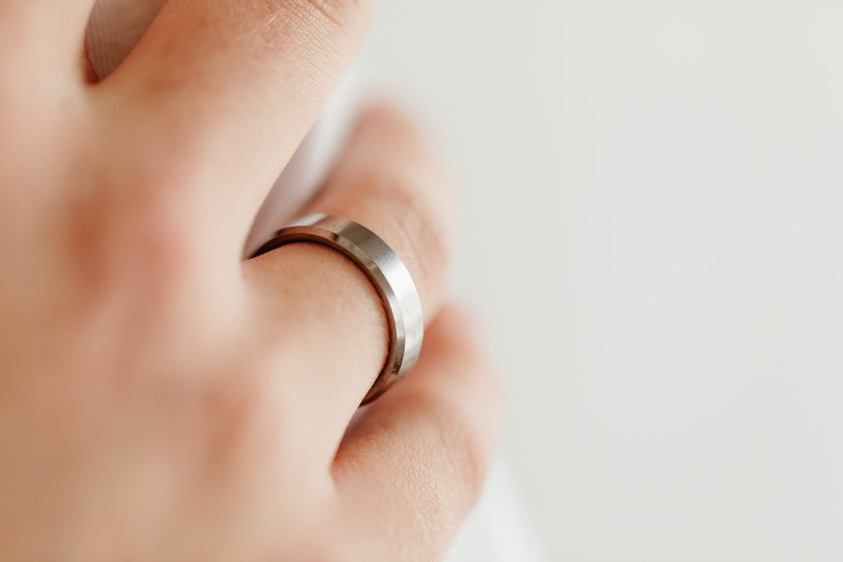 6MM Comfort Fit Wedding Band in Tungsten