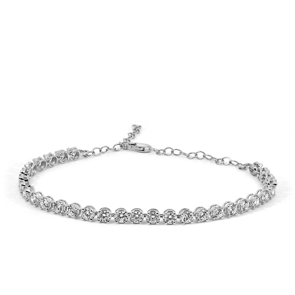 Lab Diamond Tennis Bracelet
