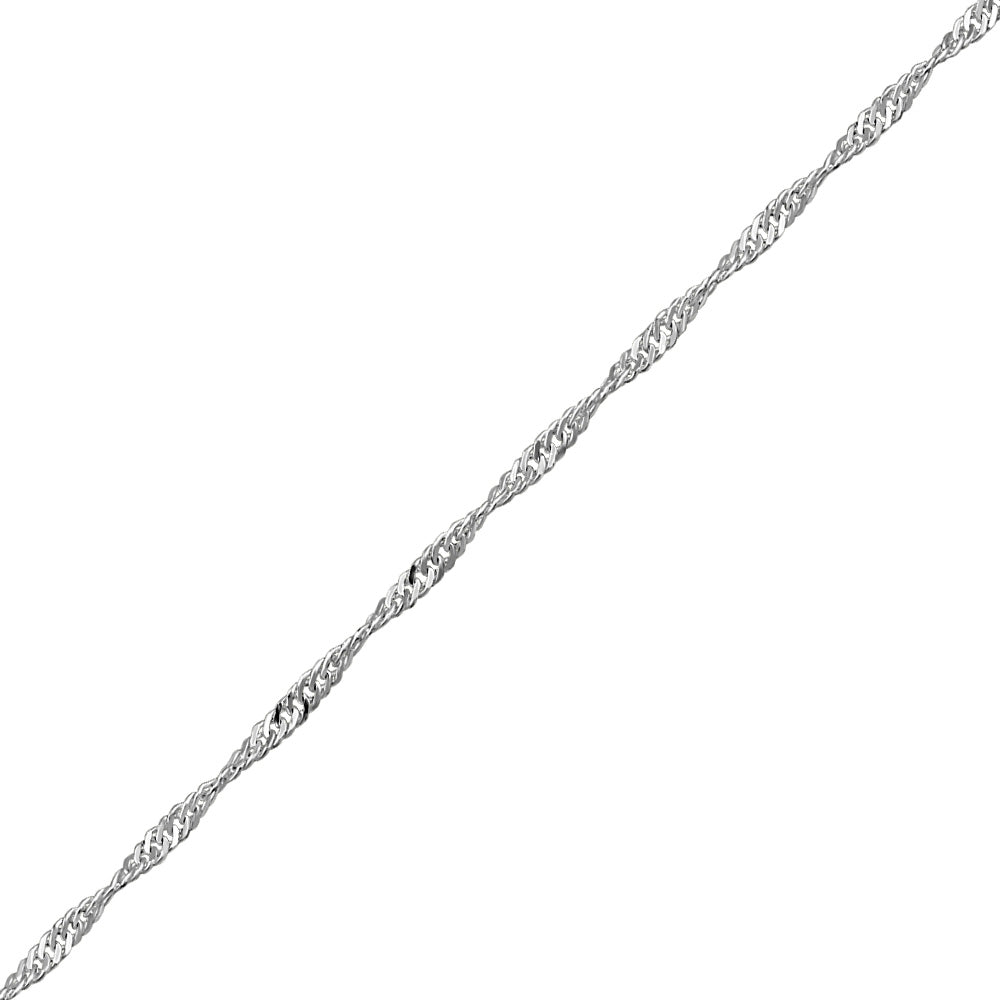 16"-20" Singapore Chain in Sterling Silver