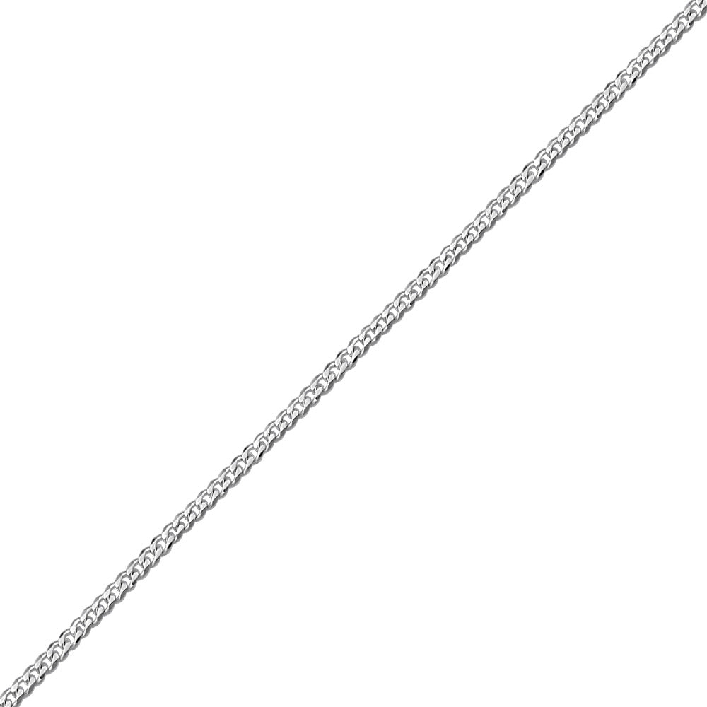 16”-20" Curb Chain in Sterling Silver