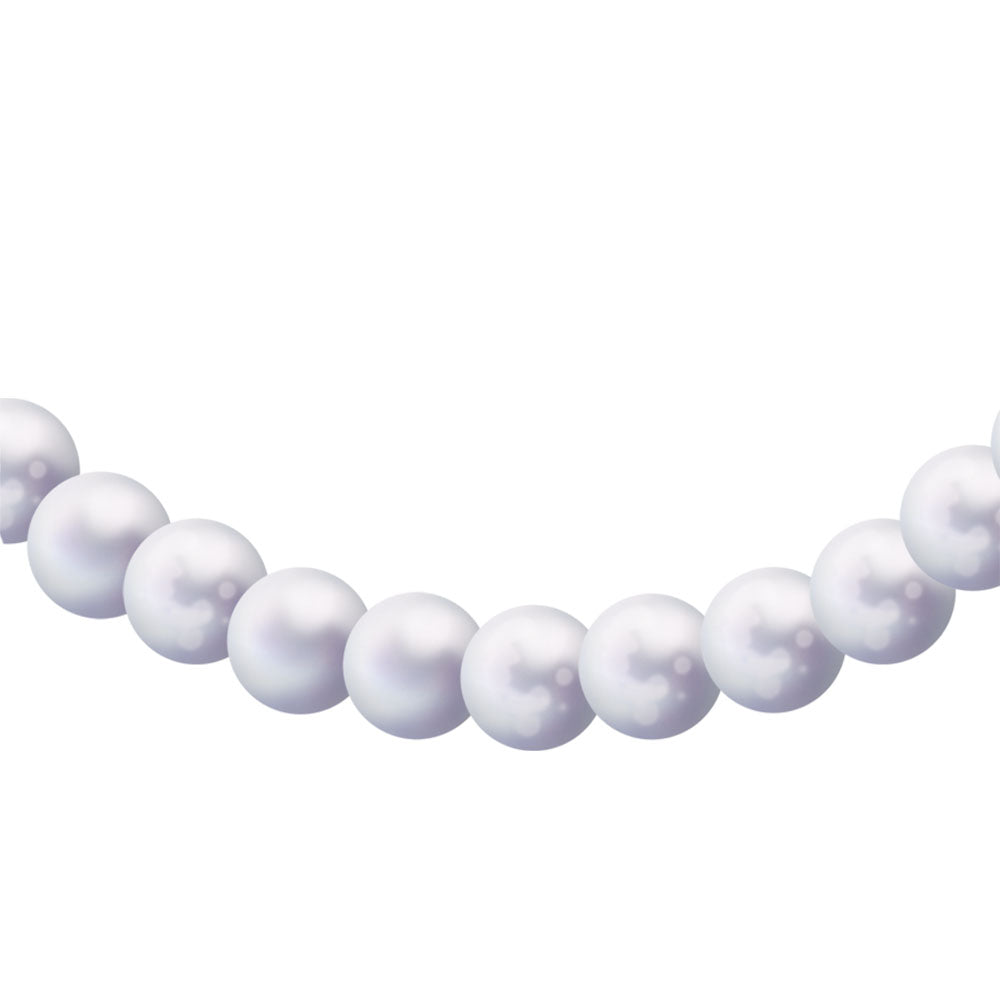14KT Yellow Gold White Pearl Necklace