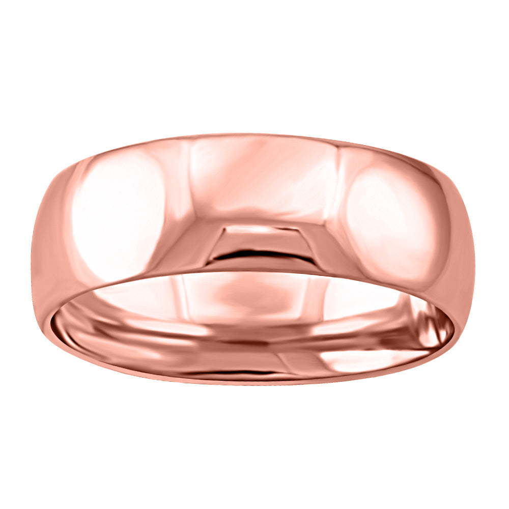 6MM Comfort Fit Wedding Band in 10kt Rose Gold