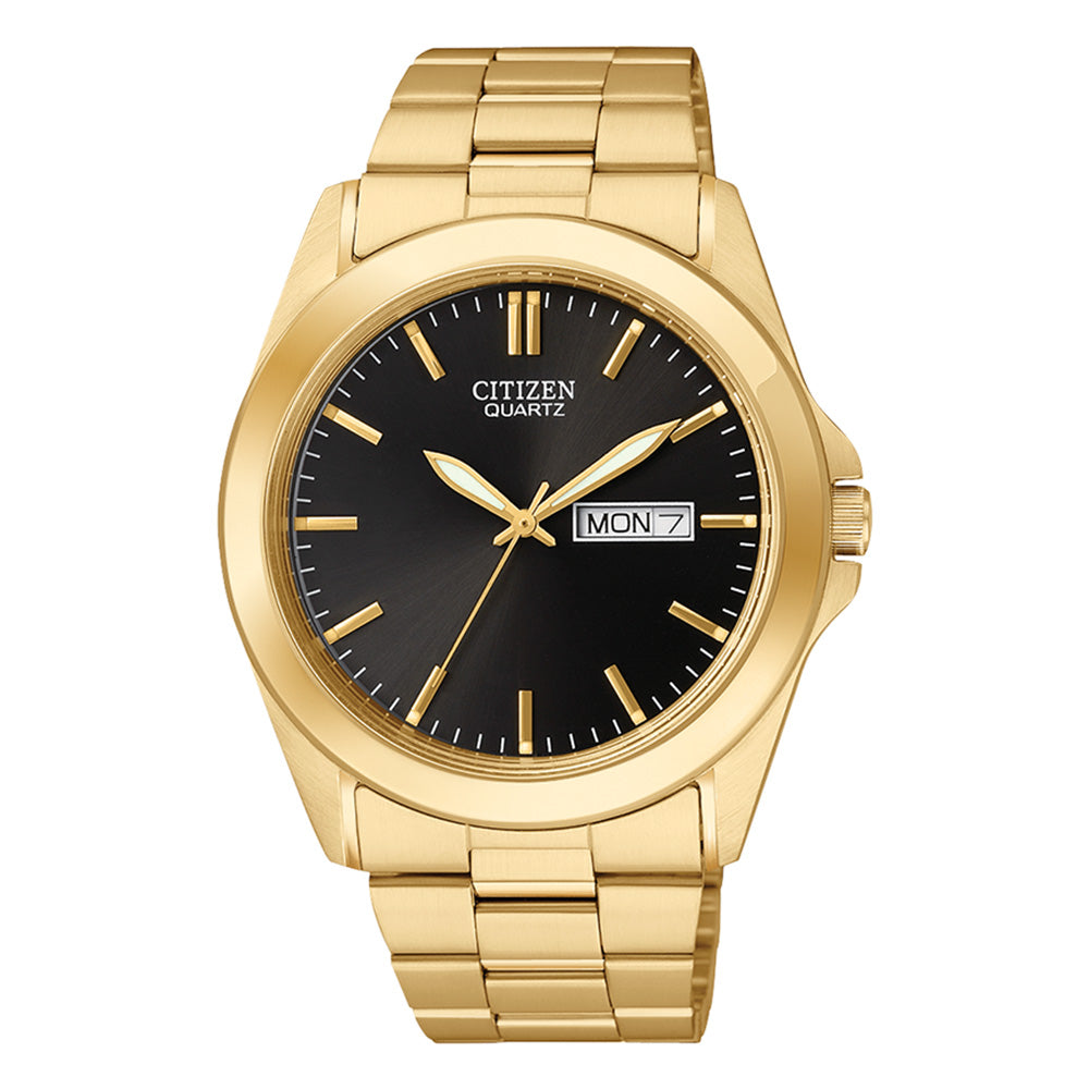 Men's Citizen Quartz Gold Tone Watch