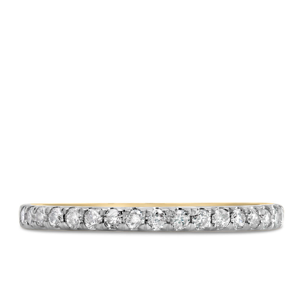 Wedding Band with .33 Carat TW of Diamonds in 14kt Yellow Gold
