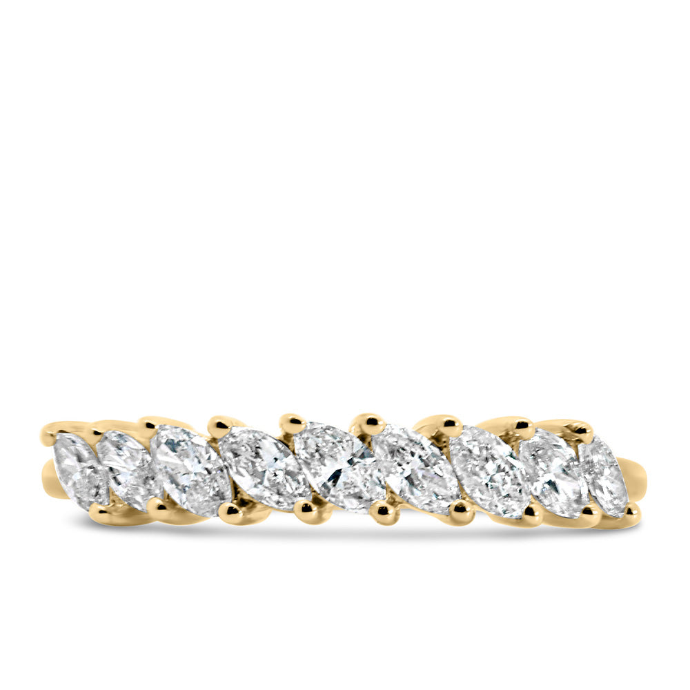 Lyra Luxe Diamond Band with .63 Carat TW of Diamonds in 14kt Yellow Gold