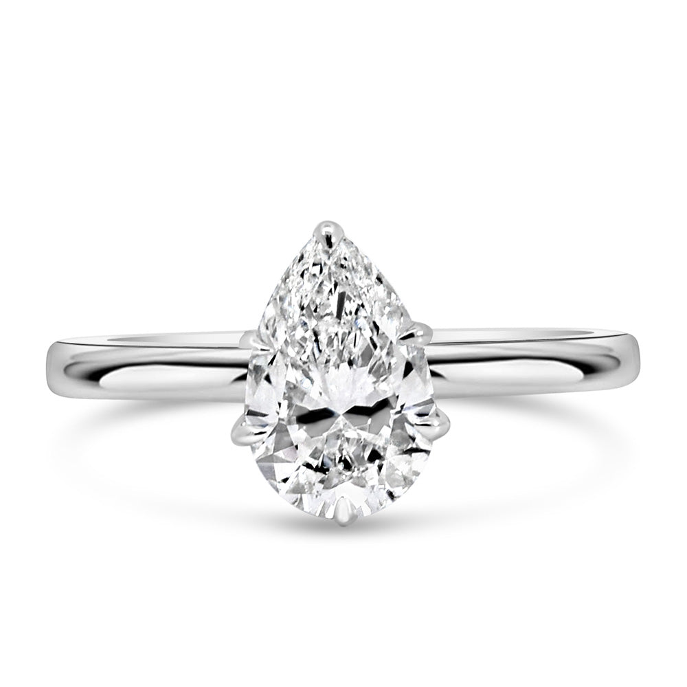 Pear Engagement Ring RIN-LER-0043