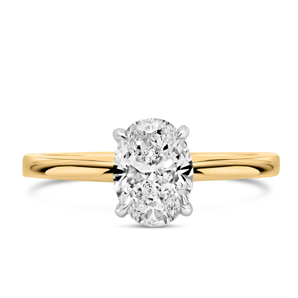Oval Engagement Ring RIN-LER-0044
