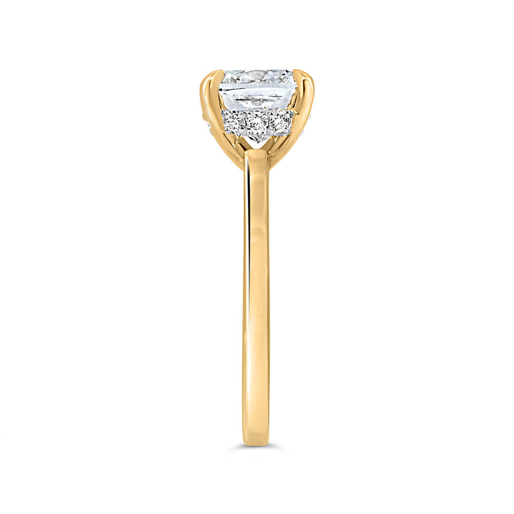 Ring with 2.22 Carat TW of Lab Created Diamonds in 14kt Yellow Gold