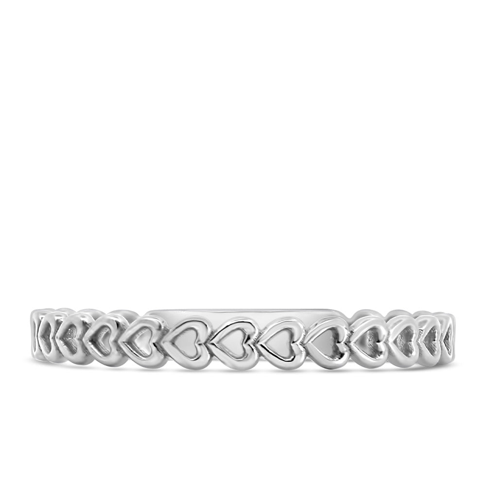 Ring in 10kt White Gold