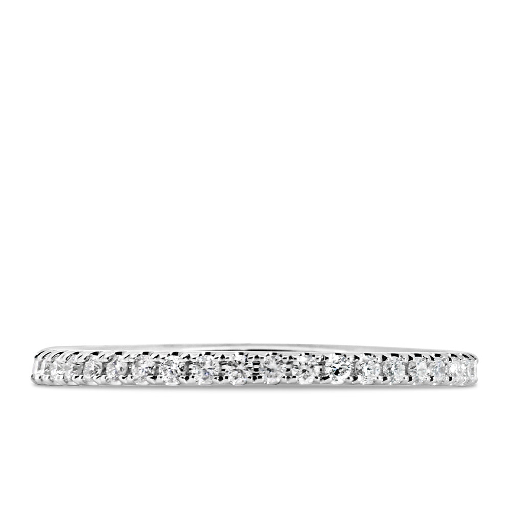 Enchanted Disney Wedding Band with .20 Carat TW of Diamonds in 14kt White Gold