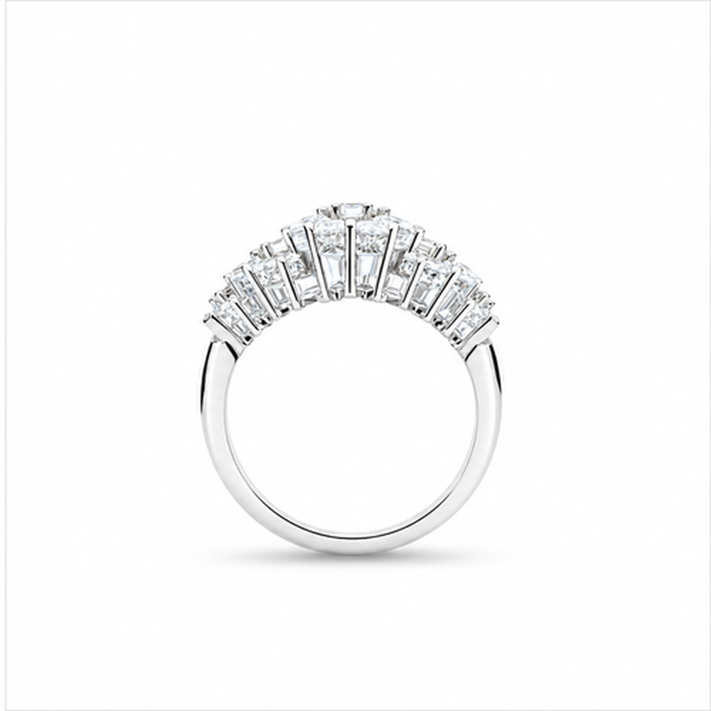 Diamond Ring with 1.75 Carat TW in 10kt White Gold