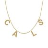 16″-18″ Custom Initial Necklace in 10kt Yellow Gold with 2, 3 or 4 Letters