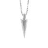 PJ x Shayla Stonechild 18″-21″ Arrowhead Necklace with .02 Carat TW of Diamonds in Sterling  Silver
