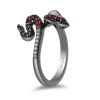 Enchanted Disney Villain Jafar Ring with .17 Carat TW of Diamonds in Silver