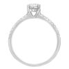 Colourless Collection Engagement Ring with .90 Carat TW of Diamonds in 18kt White Gold