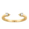 Duo Ring with .10 Carat TW of Diamonds in 14kt Yellow Gold