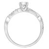 Northern Facet Ideal Cut Solitaire Engagement Ring With .29 Carat TW Of Diamonds In 18kt White Gold