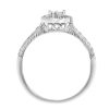 Bridal Set with .50 Carat TW of Diamonds in 10kt White Gold