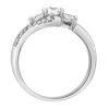 Fire of the North Diamond Engagement Ring with .70 Carat TW of Diamonds in 14kt White Gold